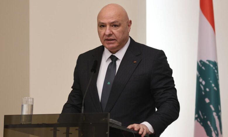 Lübnan Cumhurbaşkanı Avn, ABD ve Katarlı yetkililerle ateşkesin kalıcı hale getirilmesini görüştü